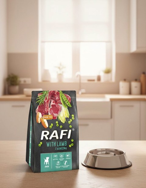 Sucha Karma Dla Psa RAFI JUNIOR z Jagnięciną 3 kg - 1 szt.