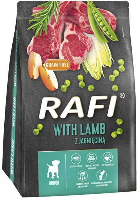 Sucha Karma Dla Psa RAFI JUNIOR z Jagnięciną 3 kg - 2 szt.