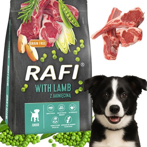 Sucha Karma Dla Psa RAFI JUNIOR z Jagnięciną 3 kg - 2 szt.