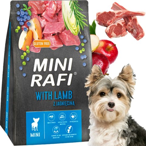 Sucha Karma Dla Psa RAFI MINI Adult z Jagnięciną 3 kg - 1 szt.