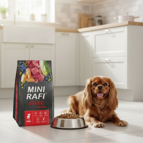 Sucha Karma Dla Psa RAFI MINI Adult z Wołowiną 3 kg - 1 szt.