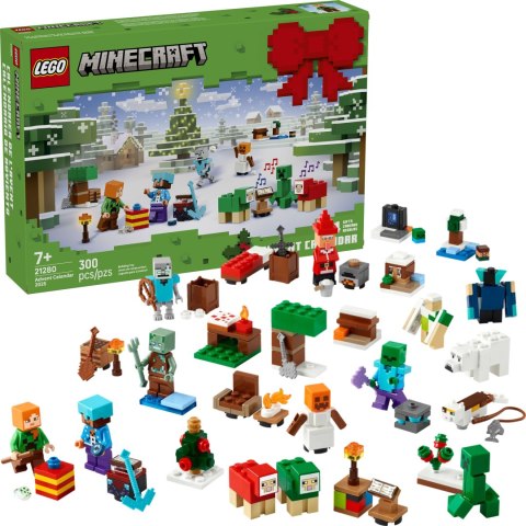 21280 - LEGO Minecraft - LEGO® Minecraft® Kalendarz adwentowy na 2025 rok
