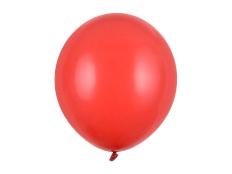 Balony lateksowe Strong, Czerwone, Pastel Poppy Red, 43cm, 25 szt.