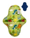 ŚREDNIA M Podpaska wielorazowa bambus-coolmax - DINOZAURY