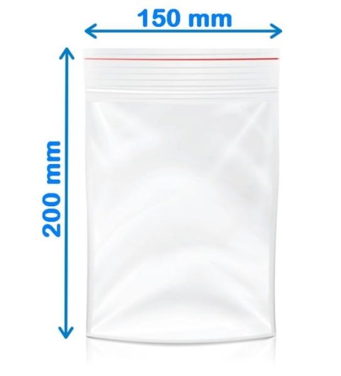 Woreczki strunowe 150x200mm 100szt