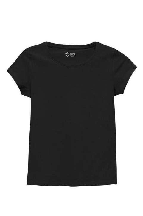 MORAJ - T-Shirt Bawełniany Damski - Czarny - XL