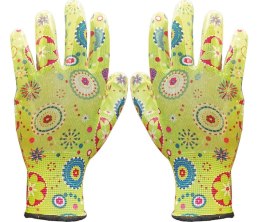 Rękawice ogrodowe / Kolorowe / RGARDEN-NI (6 - XS)